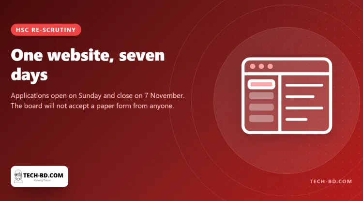 How to apply for HSC re-scrutiny: the portal, the seven days and the Tk 150 a paper