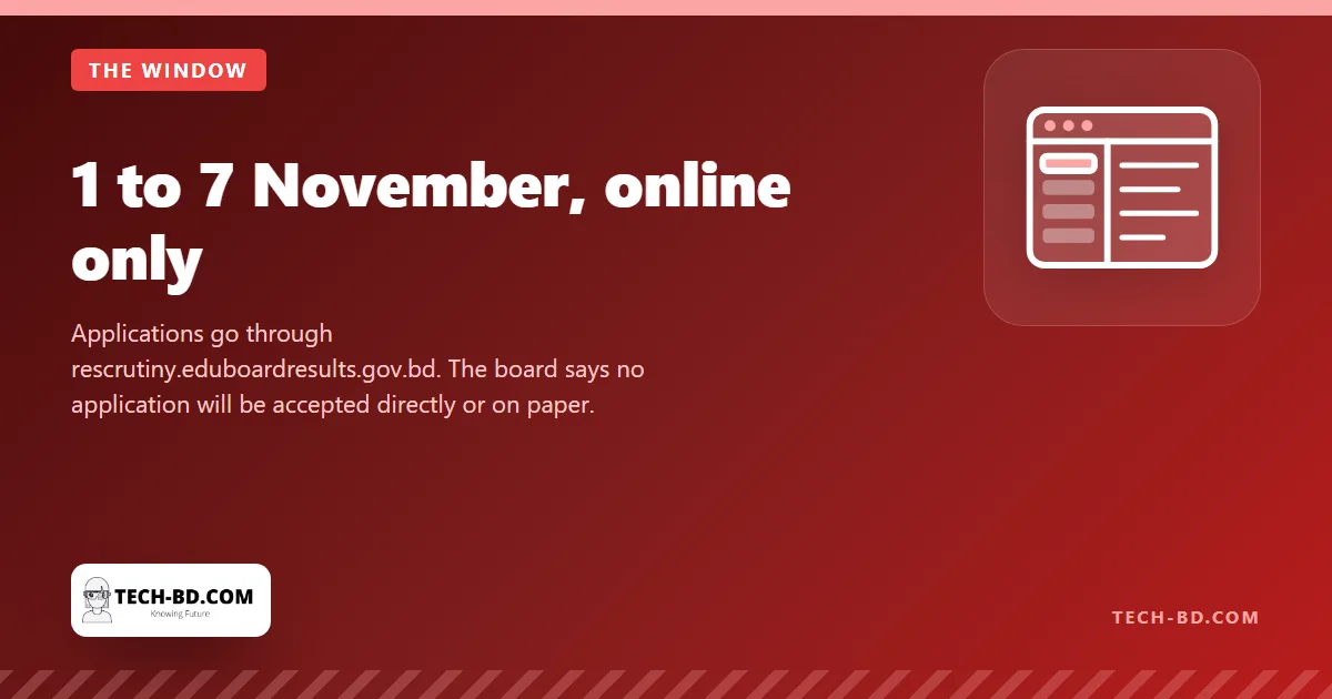 1 to 7 November, online only